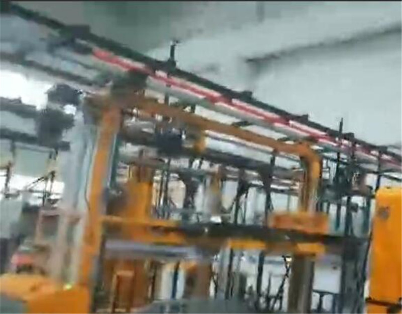 Video of textile intelligent warehouse